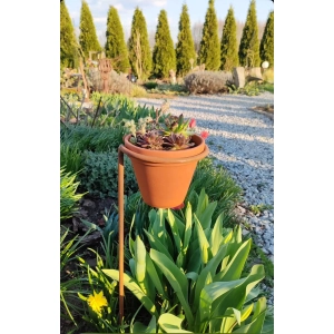 Podpora kwietnik na doniczkę metalowa średnica 13cm wysokość 60cm